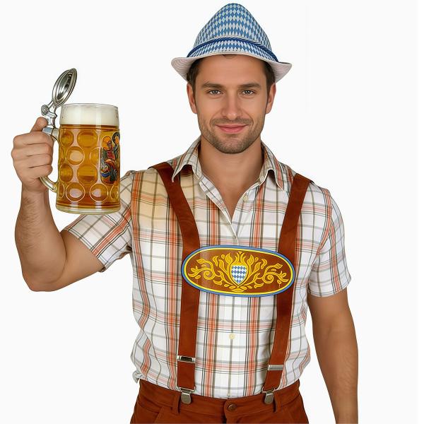 Hängslen Oktoberfest Brun