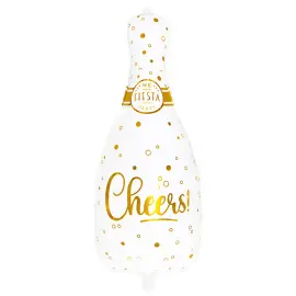 Champagneflaska Folieballong Cheers 74 cm
