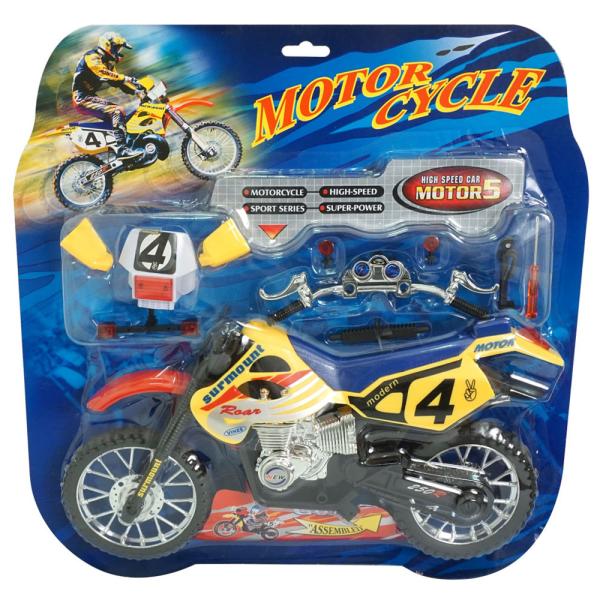 Bygg Ihop Motocross Leksak