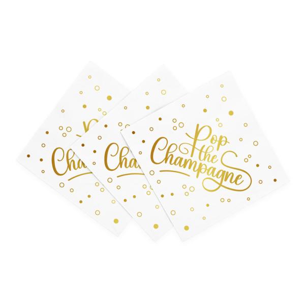 Engångsservetter Pop the Champagne 20-pack