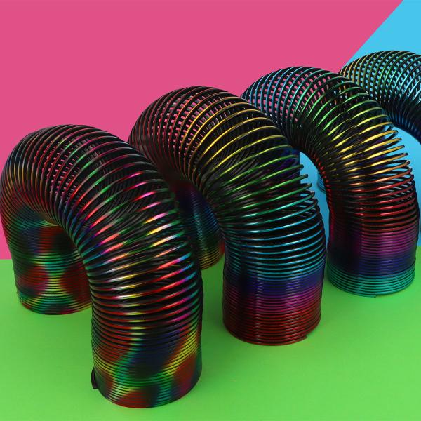 Slinky Metallic Regnbåge 15 x 5 cm
