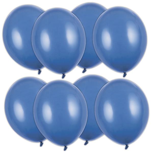 Starka Ballonger Marinblå Pastell 12 cm 100-pack
