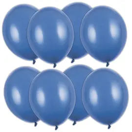 Starka Ballonger Marinblå Pastell 12 cm 100-pack