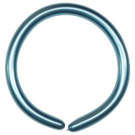 Modellballonger Chrome Blå 100-pack