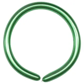 Modellballonger Chrome Grön 100-pack