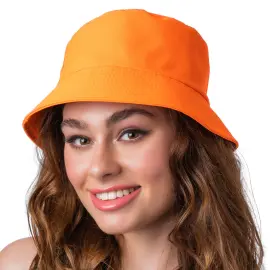 Neonorange Solhatt