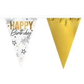 Vimpelgirlang Happy Birthday Stj&auml;rnor