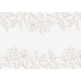 Bordsl&ouml;pare med Blomm&ouml;nster 40 x 500 cm