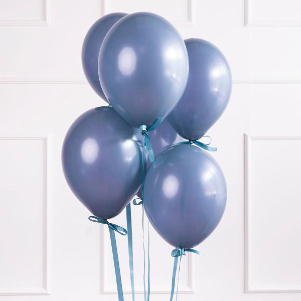 Starka Ballonger Marinblå Pastell 12 cm 100-pack
