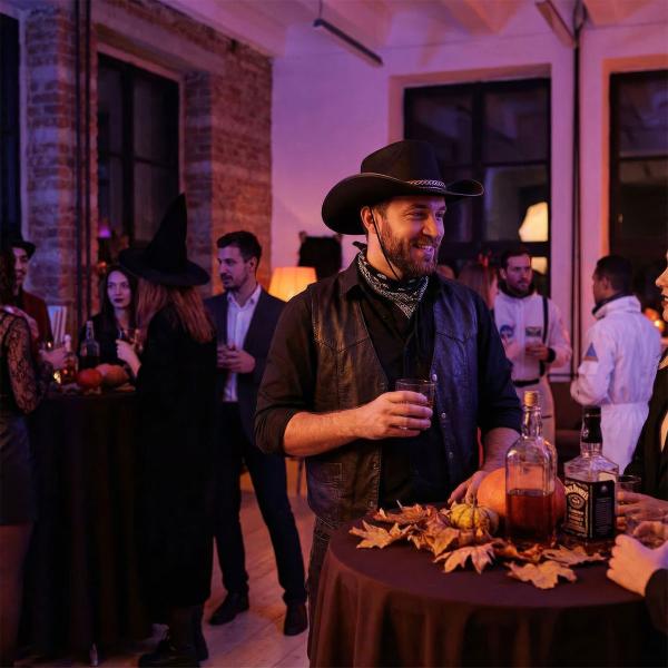 Cowboyhatt Vilda Västern Svart