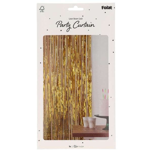 Party Draperi Iriserande Guld 200x100 cm