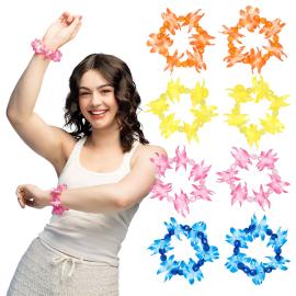 Hawaii Blomarmband med P&auml;rlor 2-pack