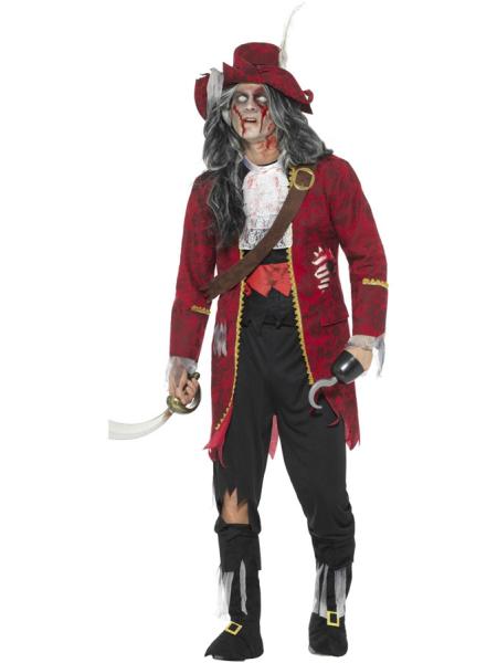Piratdräkt Zombie Deluxe