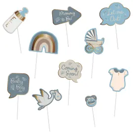 Baby Boy Fotoprops 10-pack