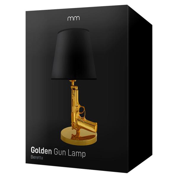 Pistol Lampa Guld