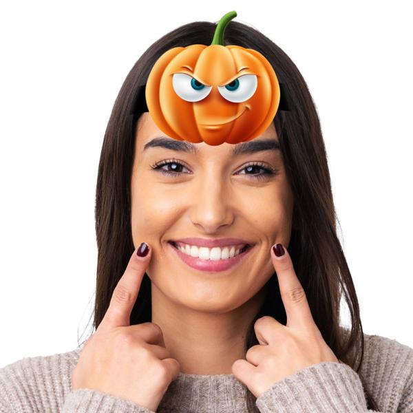Halloween Pannband Papper Trick or Treat