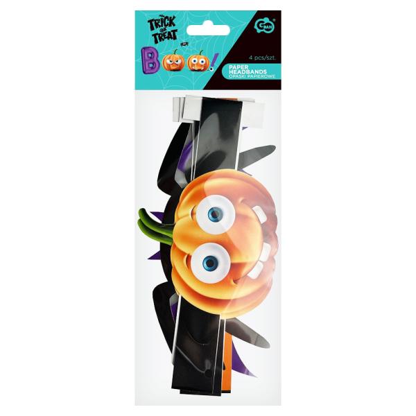 Halloween Pannband Papper Trick or Treat