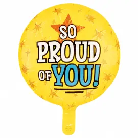 Rund Folieballong So Proud Of You 46 cm
