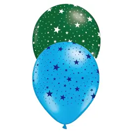Latexballonger Stj&auml;rnor