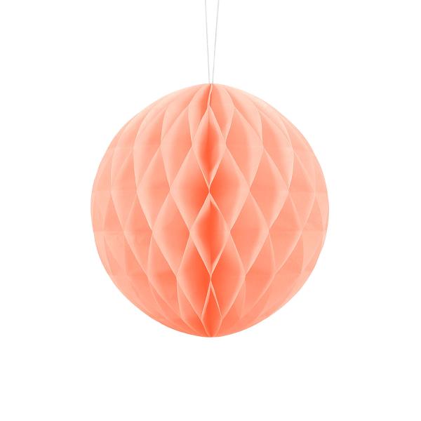 Hängande Honeycomb Ljus Persika 20 cm