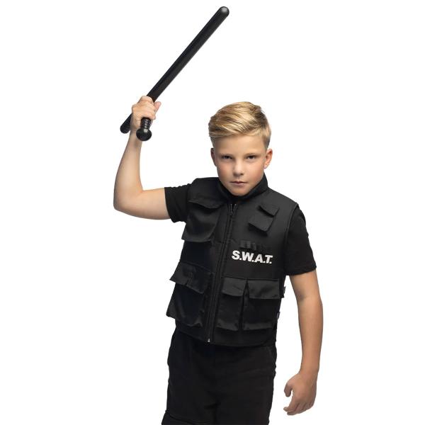 Polisbatong Svart