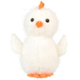 H&auml;ngande Vit Kyckling 6x8 cm