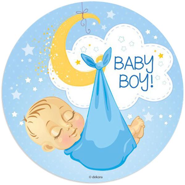 Babyshower Pojke Tårtbild A