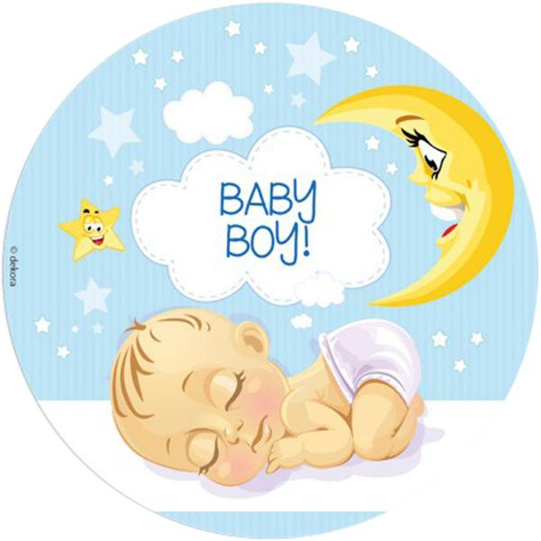 Babyshower Pojke Tårtbild B