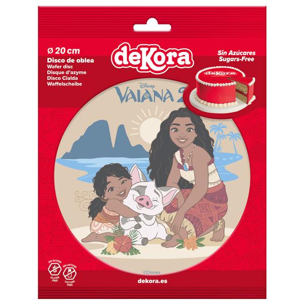 Tårtbild Vaiana 2 20 cm 5,5 g
