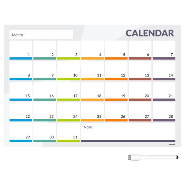 Kylskåpskalender Månad