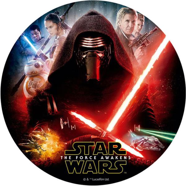 Star Wars Tårtbild Sockerpasta