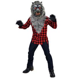 Varulvsdräkt med Mask Barn