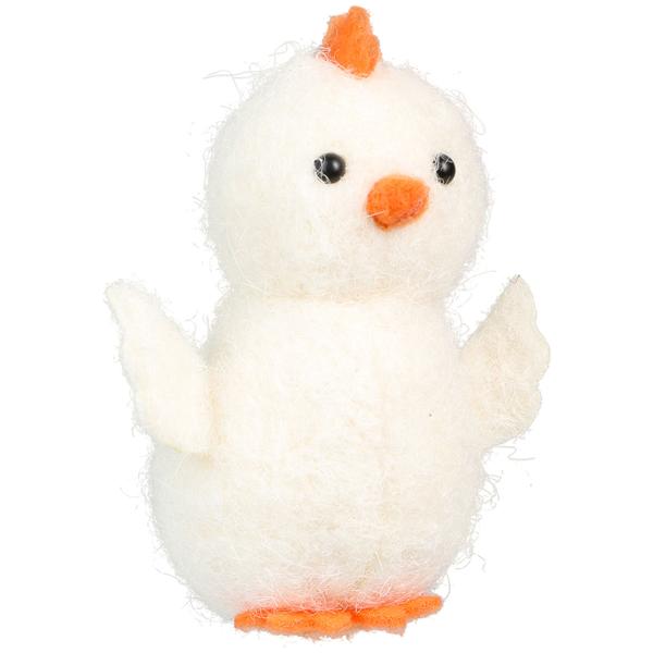 Hängande Vit Kyckling 6x8 cm