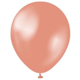 Latexballonger Metallic Ros&eacute;guld 28 cm