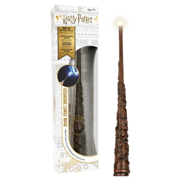 Lumos Wand Trollstav med Ljus Hermione