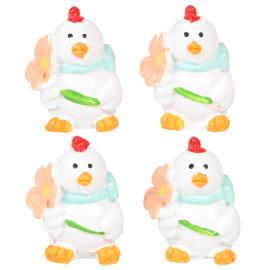 H&ouml;na Vit 2x3 cm 4-pack