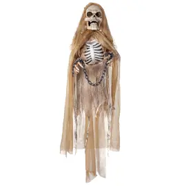 Animerad H&auml;ngande Kedjat Skelett 183 cm