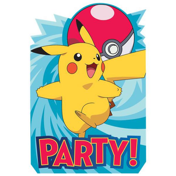 Pokémon Inbjudningskort