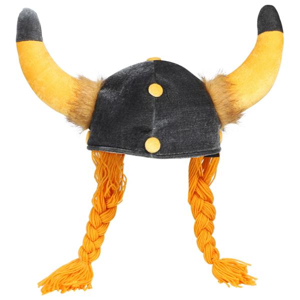 Mjuk Vikingahatt med Flätor