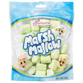 Marshmallows Hj&auml;rtan Gr&ouml;n/Vit 90g