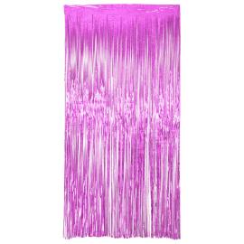 Party Draperi Skimrande Rosa 200x100 cm