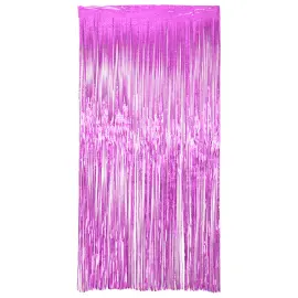 Party Draperi Skimrande Rosa 200x100 cm