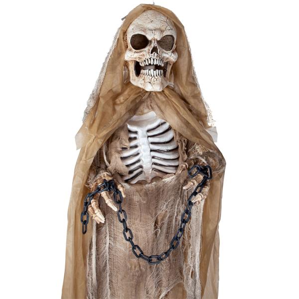 Animerad Hängande Kedjat Skelett 183 cm