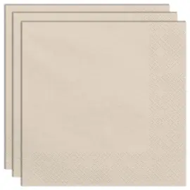 Pappersservetter Beige 20-pack
