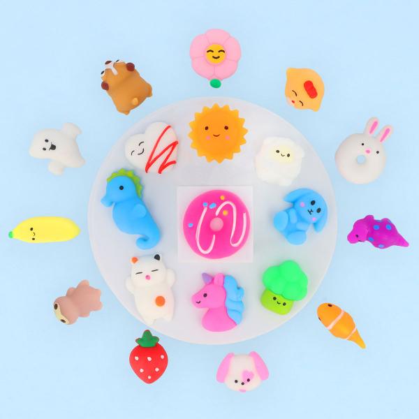 Squishy Stressleksak 3-7 cm