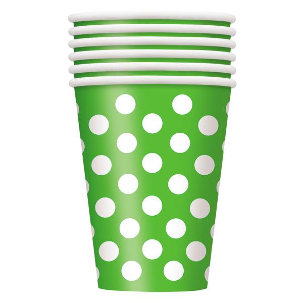Polka Dot Gröna Muggar