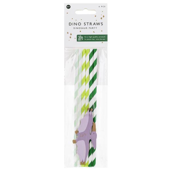 Papperssugrör Pterodactyl 6-pack