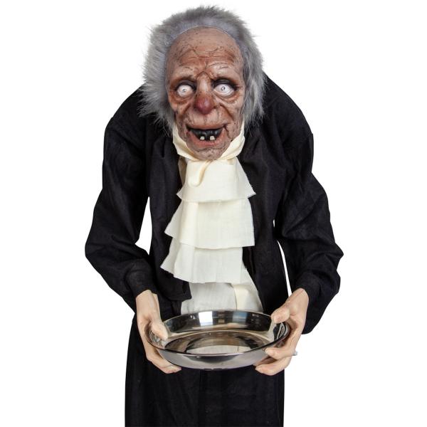 Animerad Kuslig Gammal Butler 153 cm