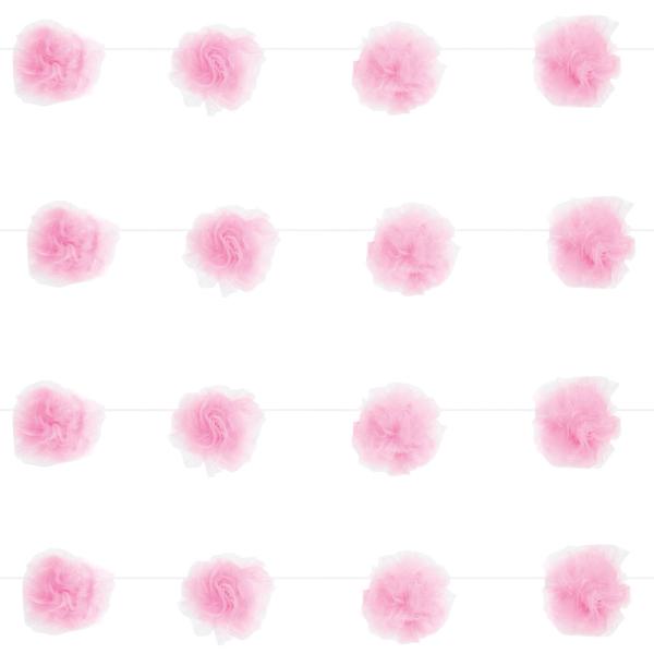 Pom Pom Girlang Tyll Rosa