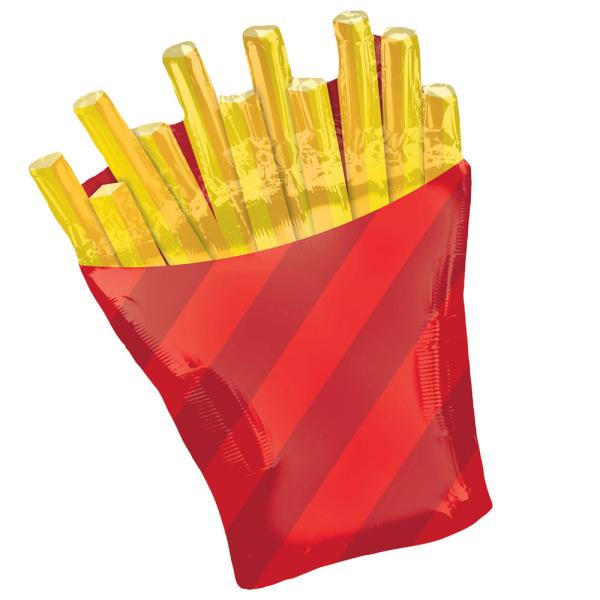 Pommes Frites Folieballong